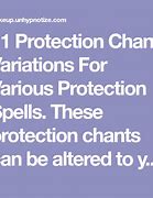 Image result for Protection Spell Chant