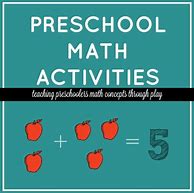 Image result for Preschool Math Activities