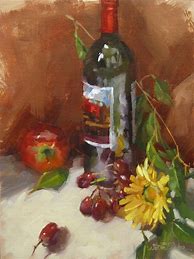 Image result for Wine Still Life Oil Painting