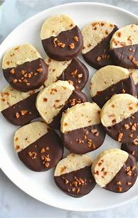 Image result for Chocolate-Dipped Shortbread