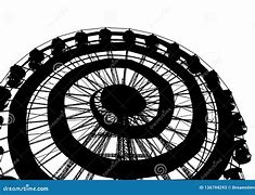 Image result for Ferris Wheel Long Landscape Banner Black and White