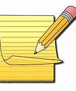 Image result for Yellow Writing Pad and Pencil Image