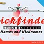 Image result for Find Your Nickname