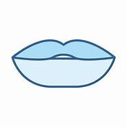 Image result for Blue Lips Icon