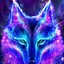 Image result for Galaxy Wolf Spirit Art Moon