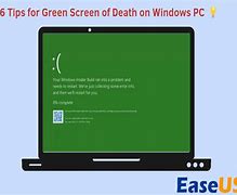 Image result for Green Screen of Death