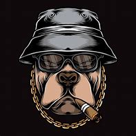 Image result for Gangster Dog Cartoon Sketch