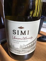 Image result for Simi Chardonnay Sonoma County
