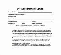 Image result for Free Music Contract Template