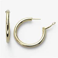 Image result for 1 Inch Gold Hoop Earrings
