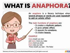 Image result for Anaphora Simple Example