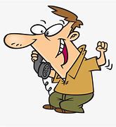 Image result for Cartoon Person On Phone