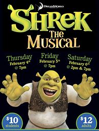 Image result for Shrek Playbill