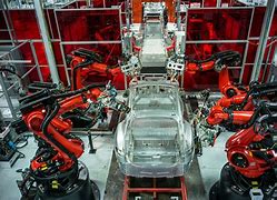 Image result for Robot Working in a Car Factory