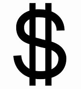 Image result for Black Dollar Sign Clip Art