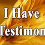 Image result for Testimony of Thankfulness