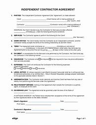 Image result for Simple Independent Contractor Agreement