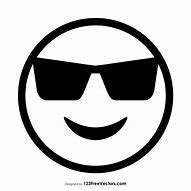 Image result for Smiling Sunglasses Emoji
