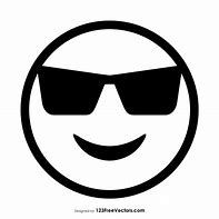 Image result for Sunglasses Emoji Small