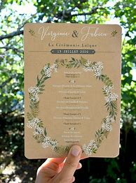 Image result for Faire Part Mariage Eventail