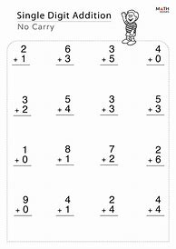 Image result for Addition No Regrouping Worksheets