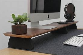 Image result for Computer Monitor Stand with Pull Out Tiers