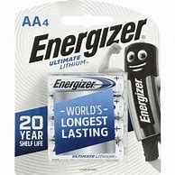 Image result for Energizer Ultimate Lithium AA Can Be Charger Agains