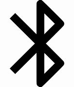 Image result for Bluetooth Symbol Black