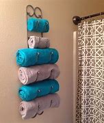 Image result for Bathroom Wall Towel Rack