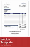 Image result for Blank Invoice Template