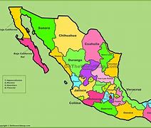 Image result for Simple Map of Mexico and Other Countries