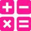Image result for Plus and Minus Symbol in Pink