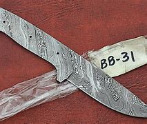 Image result for Damascus Steel Knife Blanks