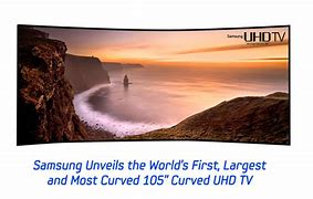 Image result for Largest Curved Samsung TV