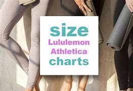 Image result for Lululemon Canada Size Chart