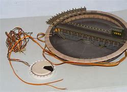 Image result for N Scale Roundhouse and Turntable
