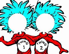 Image result for Thing 1 2 Template