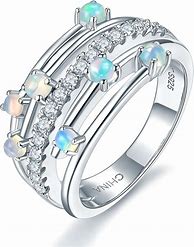 Image result for Real Opal Rings for Women