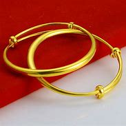 Image result for Children's Gold Bangle Bracelet