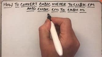 Image result for Cubic Meter Conversion