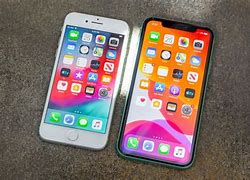 Image result for Size Comparison of iPhone 8 and iPhone 11