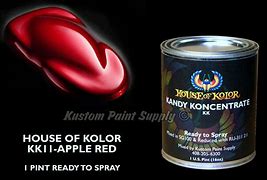 Image result for House of Kolor Candy Apple Red Paint