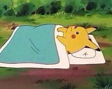 Image result for Pikachu Sleeping Meme