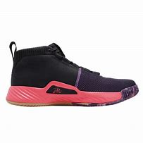Image result for Adidas Dame 5 Black Red Purple