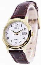 Image result for Seiko Ladies Watches UK Leather Strap