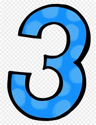 Image result for Blue Number 3 Clip Art