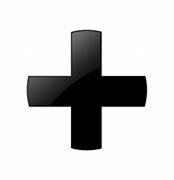 Image result for Plus Sign Clip Art Black and White