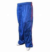 Image result for Red Trainers Blue Tracksuit