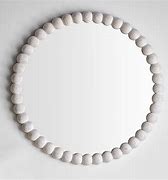 Image result for Round Wood Ball Mirror