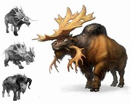 Image result for Mythical Creatures with Antlers